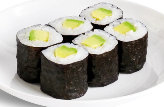 Avocado maki roll