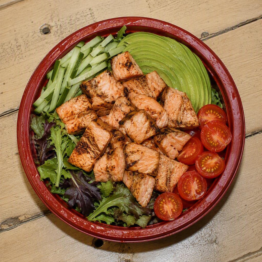 Grilled Salmon Salad