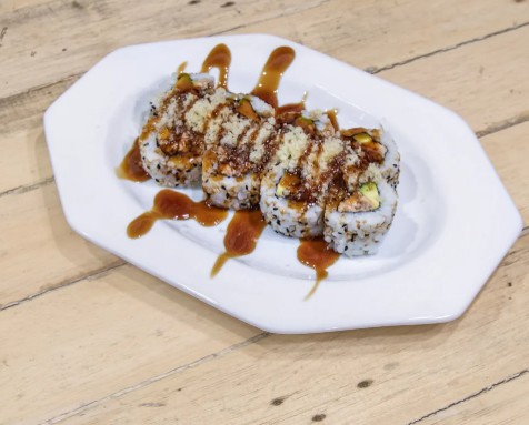Grilled Salmon Avocado Roll