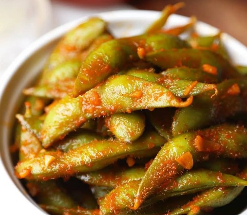 Spicy Edamame Beans
